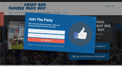 Desktop Screenshot of greatbigfamilyplayday.com